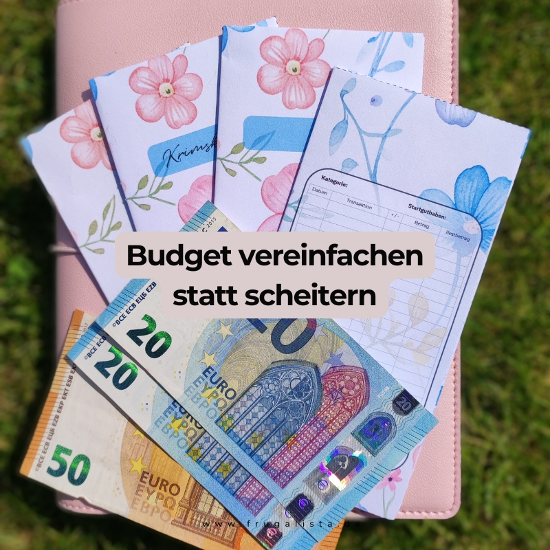 Budget vereinfachen