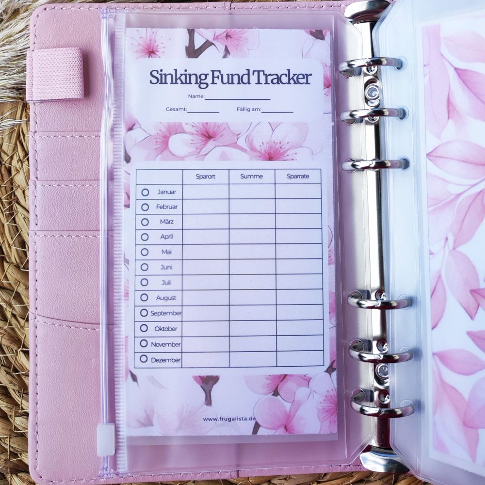 Set Sinking Fund Tracker Design Kirschblüte – Bild 7