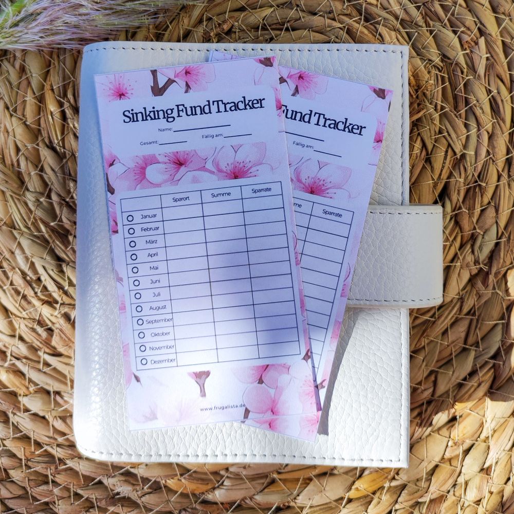 Set Sinking Fund Tracker Design Kirschblüte – Bild 6