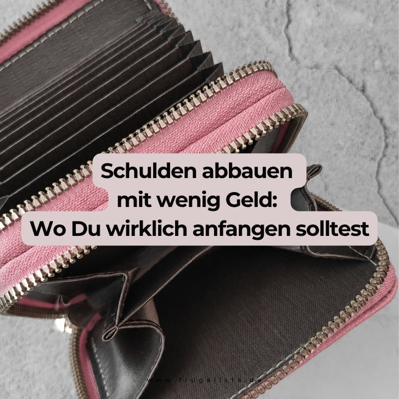 Schulden abbauen